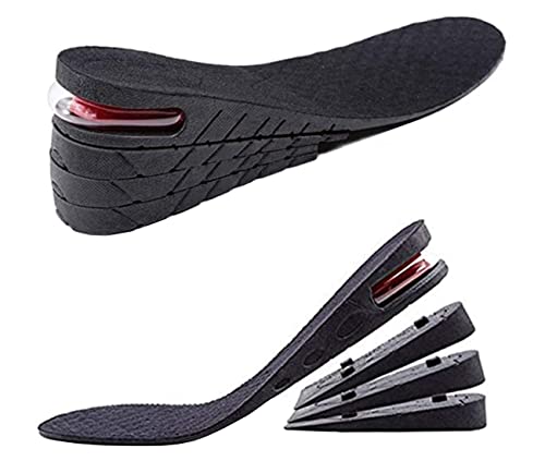 Height Increase Insoles for Men, Shoe Height Inserts to Make You Taller, Multi-Layer Invisible Boosting Lifts Soles for Women Kit with Air Cushion Heel Height 3.54 Inch(4 Layer) Height Increase Insoles for Men, Shoe Height Inserts to Make You Taller, Multi-Layer Invisible Boosting Lifts Soles for Women Kit with Air Cushion Heel Height 3.54 Inch(4 Layer)