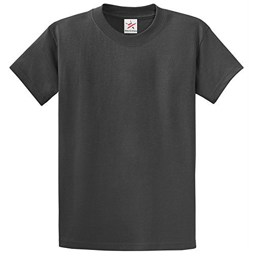 Stars and Stripes Plain Dark Grey T Shirt Unisex Tshirts Grey Medium 100% Rich Soft Cotton T Shirt