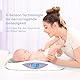 Hubble Connected Grow intelligente digitale Babywaage für Neugeborene und Säuglinge, großes LCD-Display, weiche Wickelunterlage, 4-Sensor-Technologie, Tara- und Hold-Funktion