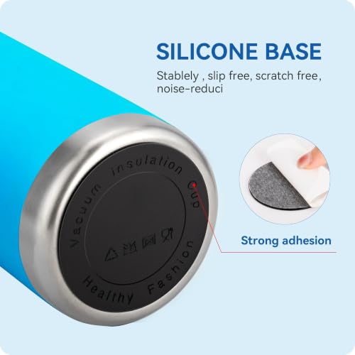Image of Silicone Bottom Protector for Hydro Flask 64 oz, Yeti Rambler 36 oz | Bottom Protector for CIVAGO 32 /40 oz, IRON FLASK 32 /40 oz Bottles, Anti-Slip Rubber Pad, Noise Reducing, BPA-Free(2.95 inch 75mm)