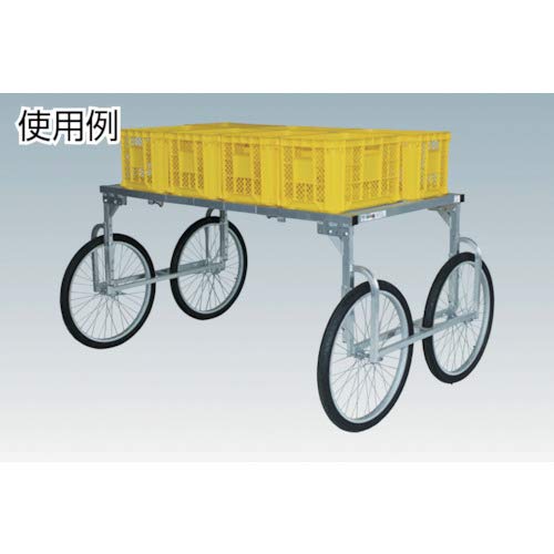 Amazon | ハラックス 楽太郎 アルミ製 収穫台車 RA-200 [エアータイヤ