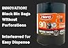Hero Extra Strong Black Bin Bags, Refuse Sacks, Tie Top, 90 Litre, Pack of 90 #4