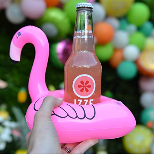 Ishyan Inflatable Drink Holder 5 Pack Flamingo Pool Float Drink Holders Cup Floaties For Summer Pool Party #TOP5