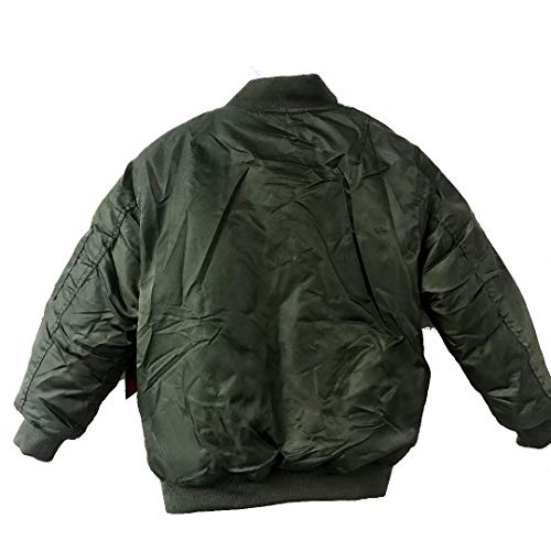 Image of OYSTERBOY Youth NASA MA-1 Flight Light Weight Jacket Military Coat for Kids Boys
