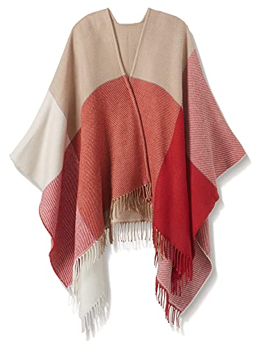 Image of Breezy Lane Women's Shawl Wraps Warm Poncho Ruana Wrap Cardigan