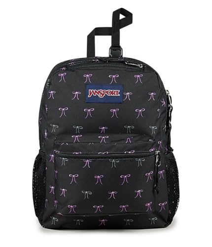 JanSport Central Adaptive Backpack Wheelchair & Walker Compatible Tuck-Away Shoulder Straps Adjustable Backrest Loops & Anchor Straps Iconic Design Bad Bows