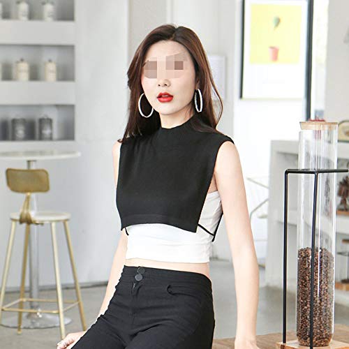 Vpang Winter Knitted Turtleneck Fake Collar Unisex Half Blouse Pullover Dickey False Collar Faux Collar3
