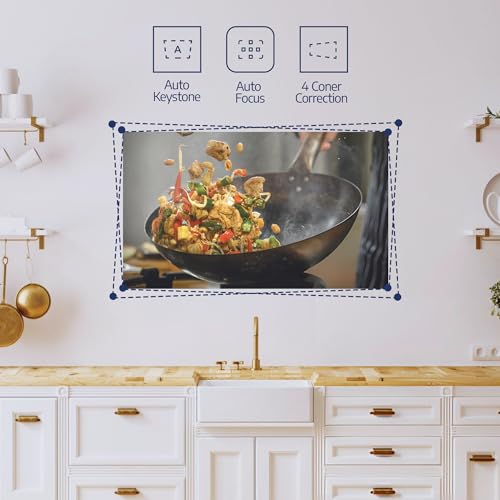 Philips, Neopix 130, Vidéoprojecteur Home cinéma, Correction d'image avancée, Full HD 720p, Source Lumineuse LED avancée, Mode Miroir Wi-FI, Son Stéréo, Système d'exploitation connecté, Blanc (Blanc)