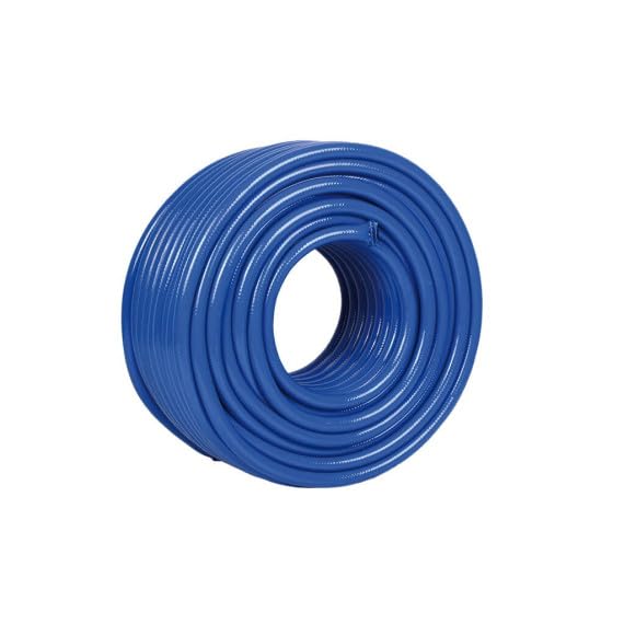 Tubo compressore blu rinforzato PVC 50 metri