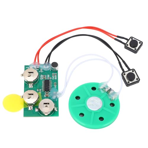 DIY Voice GrußKartenmodul, 4 Minuten Grußkarte, Beschreibbarer Sprachchip Musik Soundchip Modul Musikalische Aufzeichnung Ihrer eigenen Grußkarte für DIY-Audiokarten Geschenke