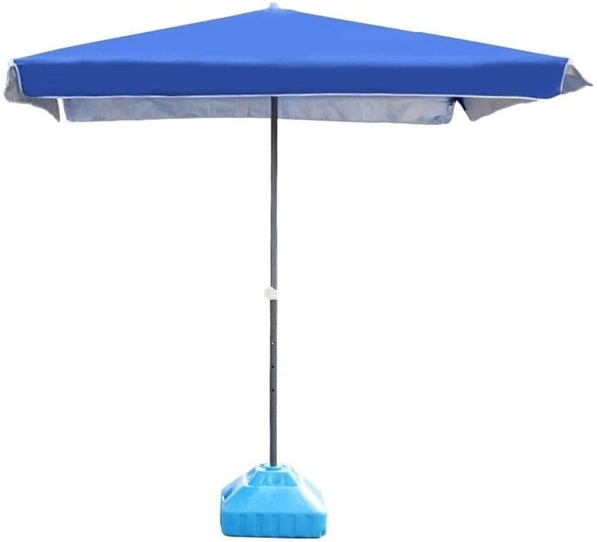 Sombrilla de Playa Sombrilla Sombrilla Sombrillas de jardín Sombrilla rectangular azul para patio Sombrilla de mesa de mercado al aire libre, perfecta para jardín, patio, mercado de eventos comerciale