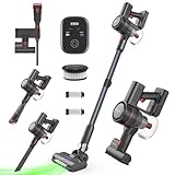 掃除機コードレス ハンディクリーナー 300AW 超強力吸引 充電式スティッククリーナー 布団クリーナー 65分連続稼働 4種類のノズル（布団ダニ取りブラシ含む） 伸縮延長パイプ 着脱式バッテリー 超軽量 そうじき LEDライト付き 7重濾過 HEPAフィルター 静音設計 カーペット カーテン ソファ 車用 家庭用 一人暮らし 母親と子供が簡単に使える 日本語取扱説明書 PSE認証済み