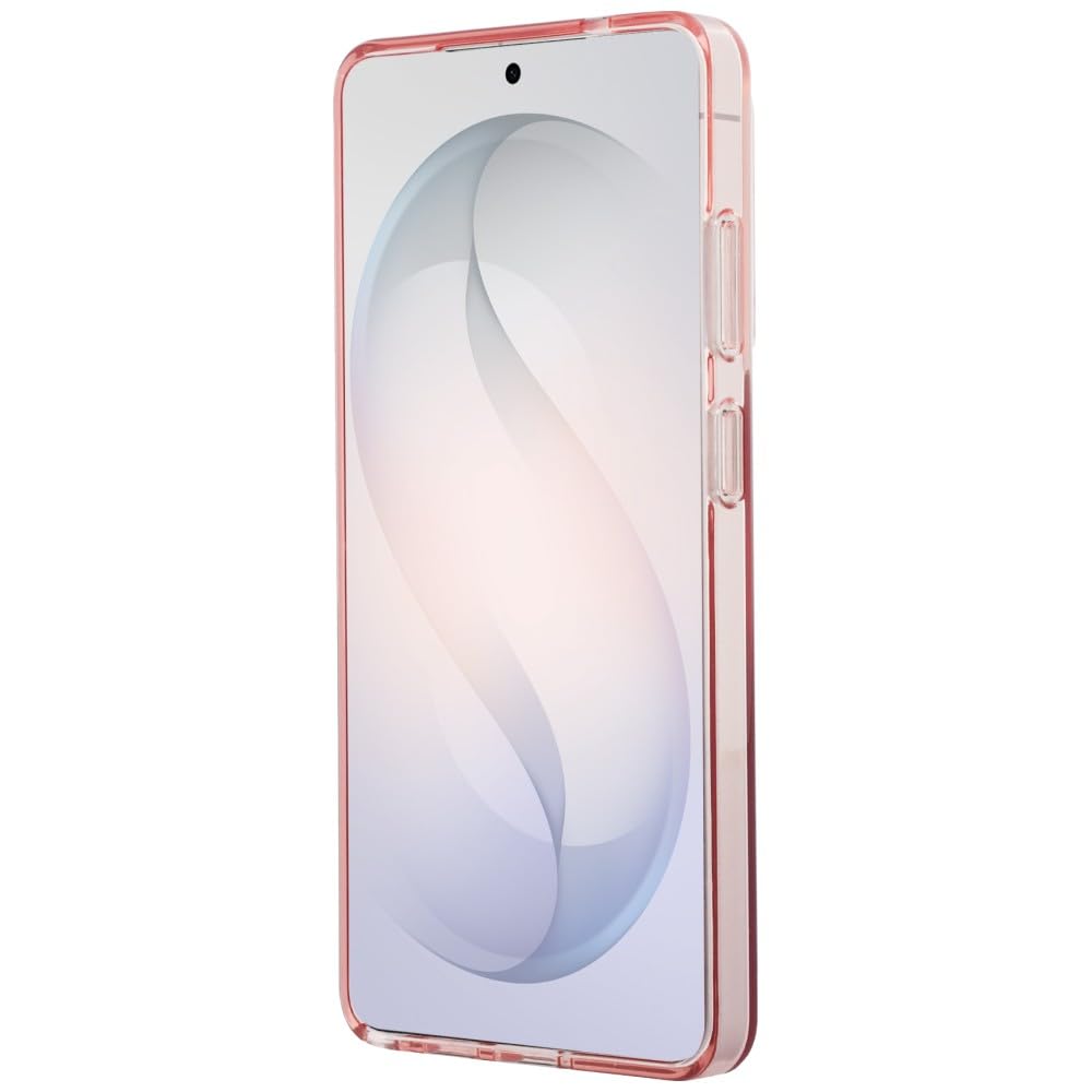 CG MOBILE Guess IML Gradient Triangle Compatible avec MagSafe Coque pour Samsung Galaxy S26 Ultra (rose)