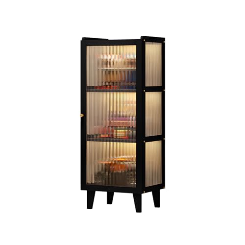 Acrylic Display Case, 3-Tier Multi-Layer Showcase, Clear Floor Storage Shelf for Collectibles, Simple Open Design, Ideal for Home Decor and Retail Displays