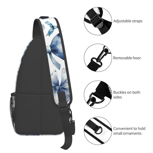 Morrales tipo bandolera negro para senderismo unisex miniatura 5