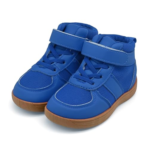Kids Sneakers High Top Martial Arts Shoes for Wrestling Training Boxing with Flexible Durable Sole Ages 2-16Y2