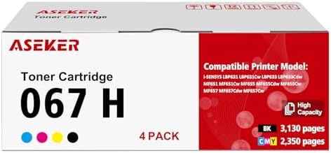 Kompatibles Set 4x Toner Für Canon 067 067H I-Sensys LBP630C LBP631CW LBP633CDW MF650C MF651CW - View #9