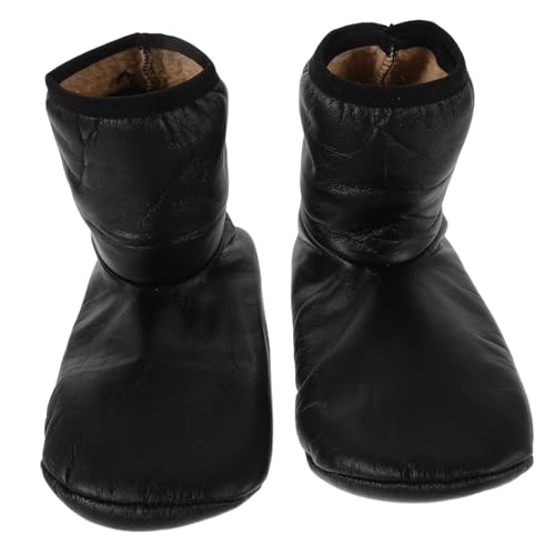 Homoyoyo 1 Pair Thermal Fleece Socks for Winter Camping Insulated Boot Socks with Windproof for Outdoor Activities Fishing Hiking Cold Weather Protection for Men and Women