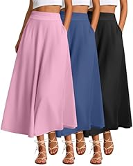 Peach Pink, Denim Blue, Black