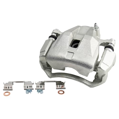 Image of TRQ Front Right Brake Caliper w /Bracket Passenger Side