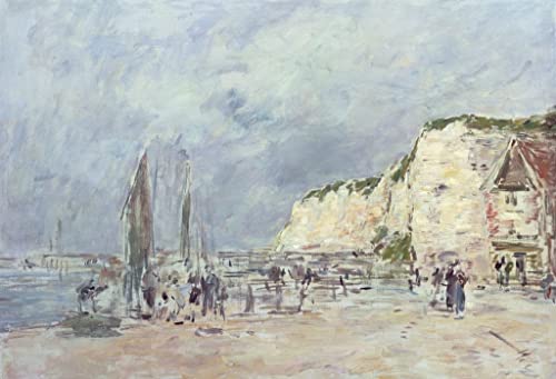 Tableaux Impression les Falaises de Dieppe pour Salon Moderne 60x90cm