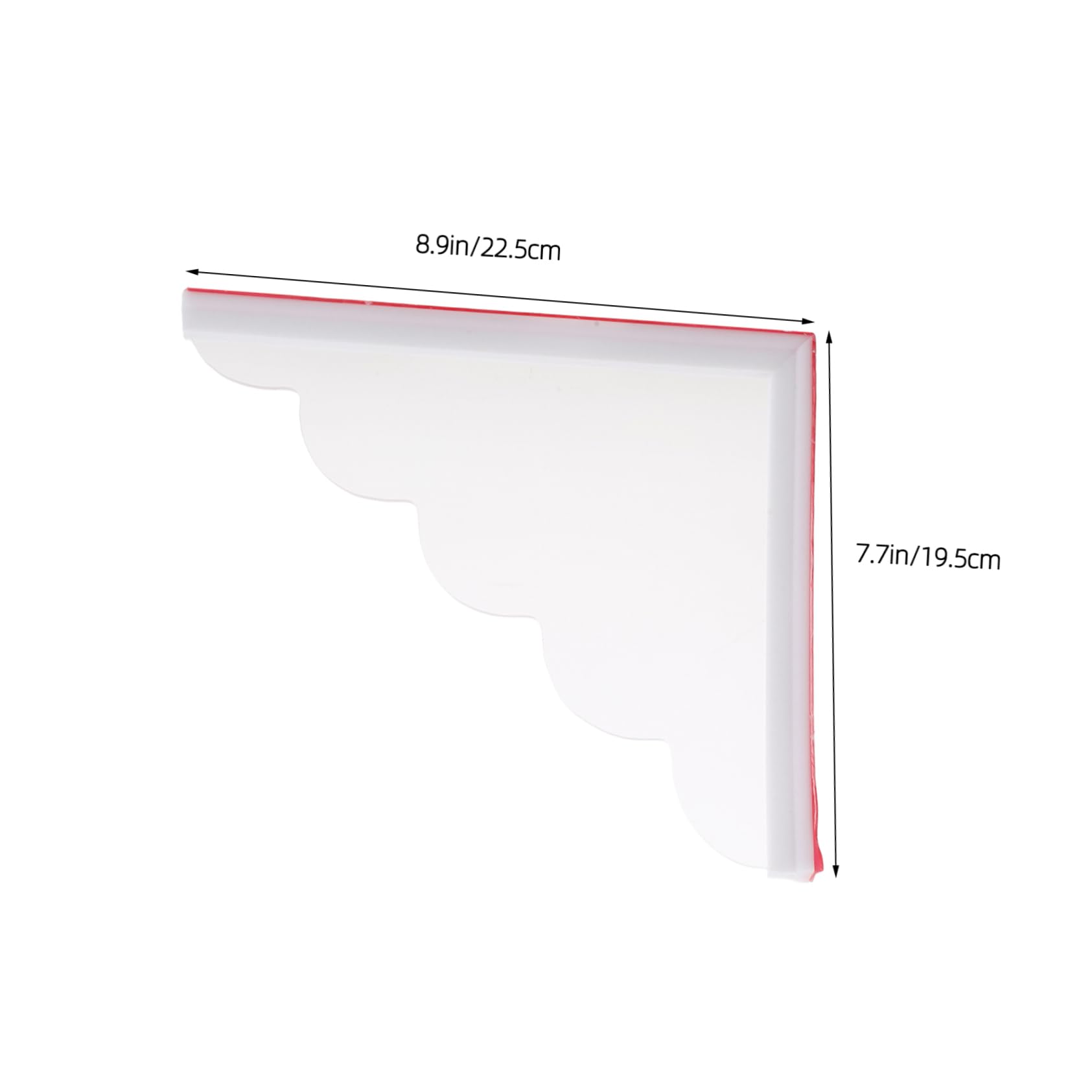 Cabilock 2pcs Shower Corner Splash Guard Water Barrier for Bathtub Water Blocker to Prevent Spills Enhance Cleanliness Elegant Design for Bathroom Decor