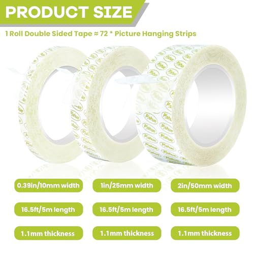 Image of Double Sided Tape Heavy Duty, Removable Nano Adhesive Tape, 2 inch x 16.5FT
