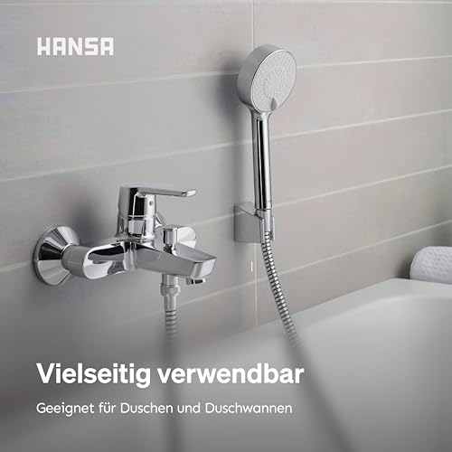 HANSA BASICJET Duschkopf mit 3 Strahlarten I Handbrause Dusche I Anti-Kalk Funktion I Brausekopf 95 mm Durchmesser… – Ansicht 7