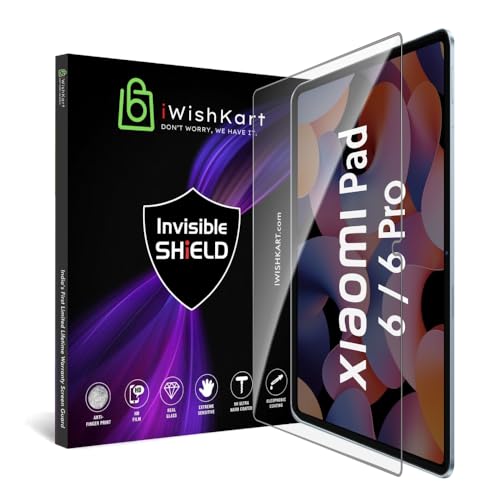 Image of compatible with Xioami Mi Pad 6 /6 Pro Tempered Glass Screen Protector Guard Full Screen Coverage Edge to Edge with Easy Installation kit | Anti-Scratch & Smudge Proof | 11 Inch (pad6 / pad6pro / 6pro)
