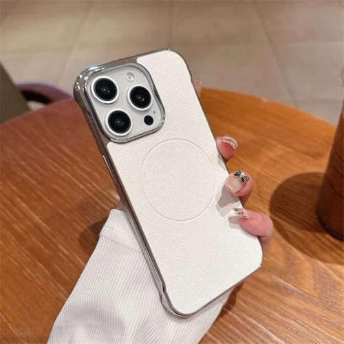 Coque iPhone 16 en cuir mat plaqué offrant une protection élégante et raffinée au quotidien.