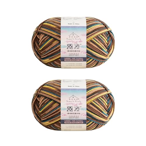 Image of Scarf Yarn Magic Cube - 2 x 250g / 874 Yards - Butter Bear