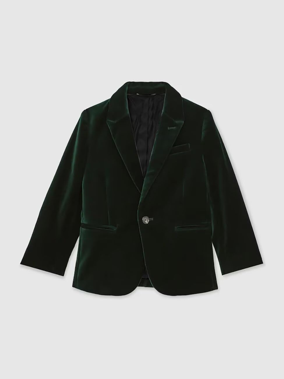 ORBITRAY Boys Blazer Slim Fit Kids Suit Tuxedo Formal Wedding Outfit Classic Velvet Blazers Single Breasted