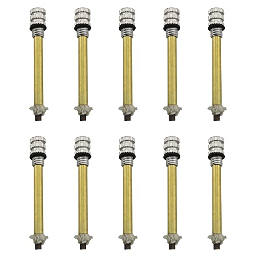 Ruiwaer 10PCS Square Match Stick Replacement Wicks for Hiking Emergency Survival Camping Fire Starter Flint Metal Match Lighter, Silver