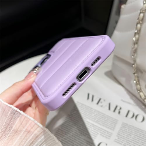 Coque silicone iPhone 12 Pro style doudoune pour l'hiver