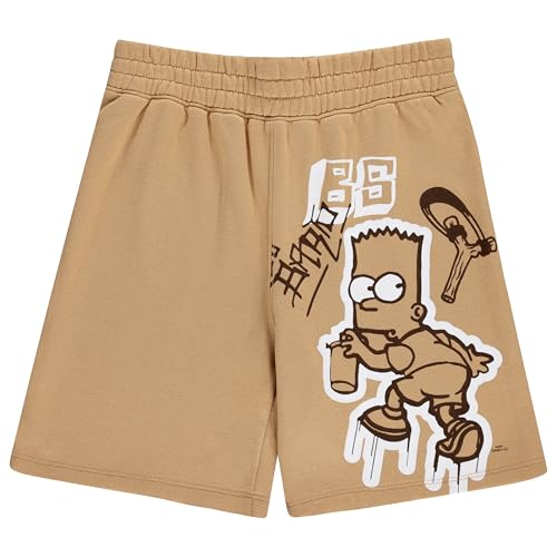 Ensemble sweat à capuche et short Bart Simpson garçon en coton doux toutes tailles - 4