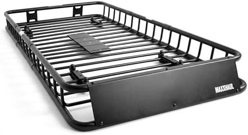 MAXXHAUL 50506 64" x 39" x 6" Heavy-Duty Universal Steel Roof Rac...