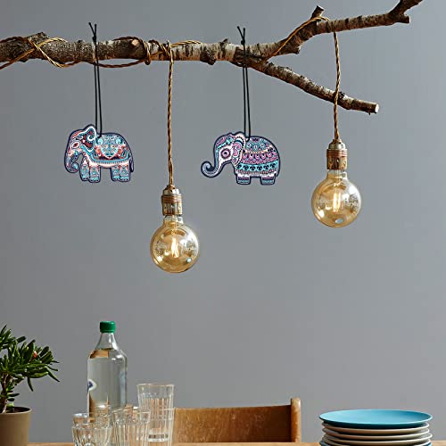 10 Pack Car Air Fresheners Boho Elephant Scented Hanging Air Fresheners Car Fresheners For Women Elephant Air Freshener Elephant Car Accessories Infused With 5 Essential Oils For Car Home Closet Use #TOP6