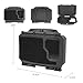 LZAQHMT Tactical MOLLE Mobile Phone Box Hunting Navigation Board Outdoor Instant Equipment Box for CS Airsoft Paintball WarGame Gear(Black,Large)