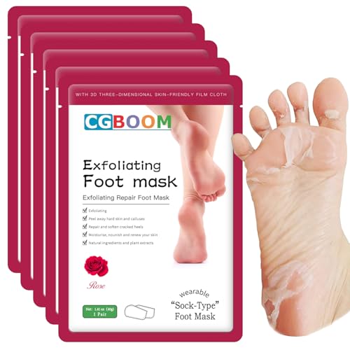 5 Pack Foot Peel Mask Exfoliating Socks