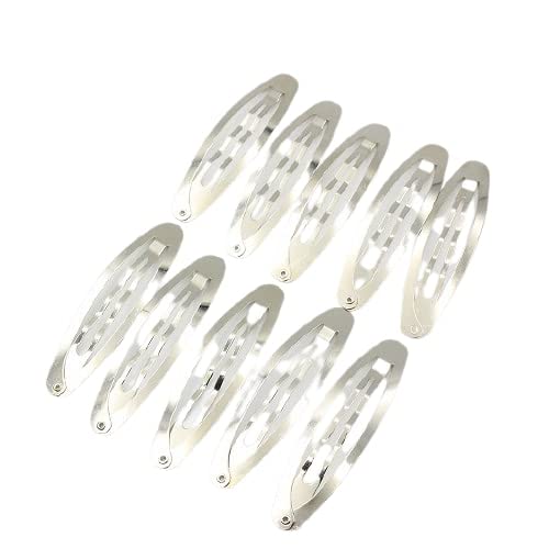 Amazon.co.jp: KUKU工房 楕円型 パッチンピン ヘアクリップ 10本