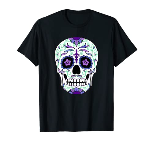 Cráneo de Azúcar Día de los Muertos Dia de Muertos Alfeniques Camiseta