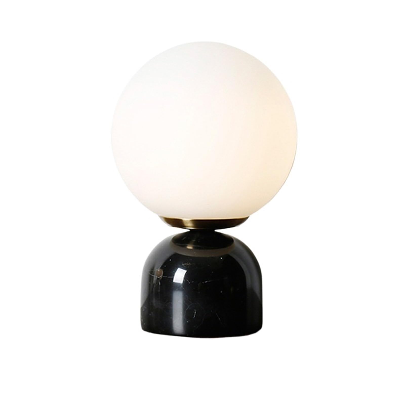 LJHFG63KUYT Bedside Lamps Marble Table Lamp Bedroom Bedside Study Decoration Nightstand Dorm(Black)