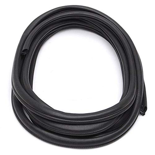 6M D Type Car Door Sealing Strip Edge Dustproof Soundproof Rubber Seal Sealing Strips Generator Cabinet Skeleton Industrial