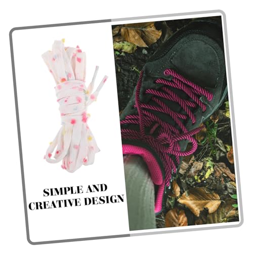 Gatuida Flat Shoelaces Pompom Decorations for Boys and Girls and Adults Fun Shoelace3