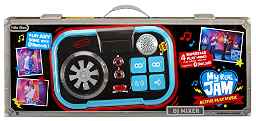 Little Tikes My Real Jam DJ Table - Speelgoed DJ Mixing Table met tas - vier speelmodi, volume knop, Bluetooth… - Image 7