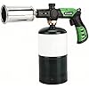 KOACKL Propane Torch Head, Kitchen Blow Torch Gun, Campfire Charcoal Starter, Grill Torch with Igniter, Adjustable Flame for Cooking, Soldering(Propane Tank Not Included)
