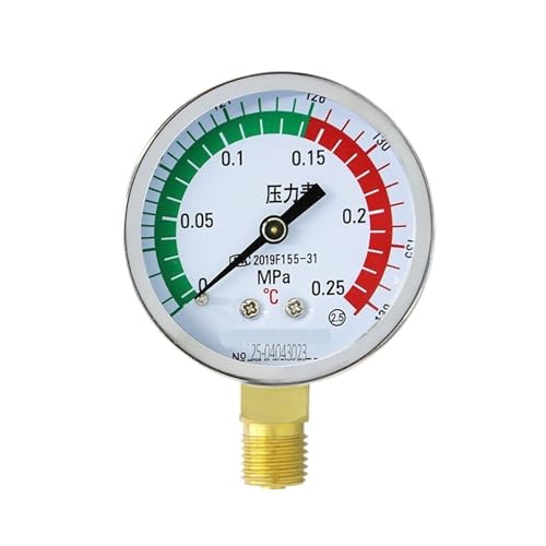 Manomètre de température et pression Y60 radial fuite eau chaudière
