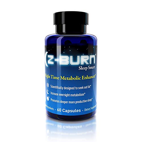 Z-Burn - Overnight METABOLIC Enhancer: Night Time Fat Loss Supplement -"Sleep Great, Lose Weight!" Guaranteed Results -100% Non-GMO Natural and Organic Ingredients -Gluten Free 60 Veggie Capsules