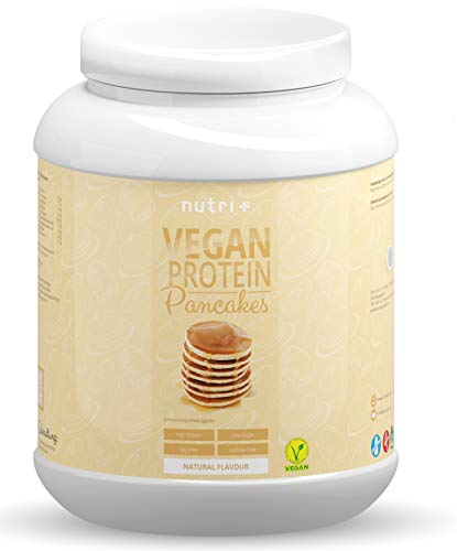 PROTEIN PANCAKE Neutral 1kg - Pancakes Vegan - zuckerarm und fettarm - Eiweiß Pfannkuchen Mix ohne Süßstoffe - Backmischung schnell zubereitet