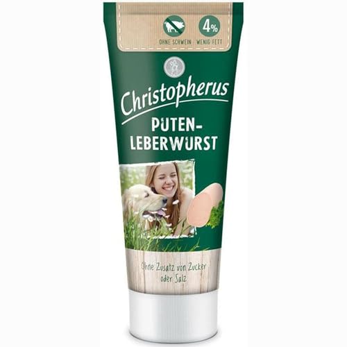 Christopherus Puten-Leberwurst für Hunde, 75 g